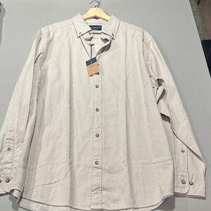 Men's Classic Premium Flannel Tan Shirt